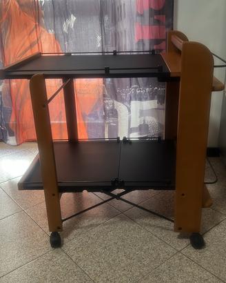 Foppapedretti Service Carrello Portavivande Noce