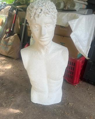 Grande busto  in gesso/scagliola altezza 84