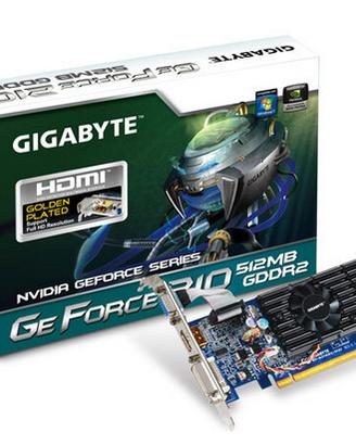 Video Card PCI Gigabyte GV-N210OC-512I