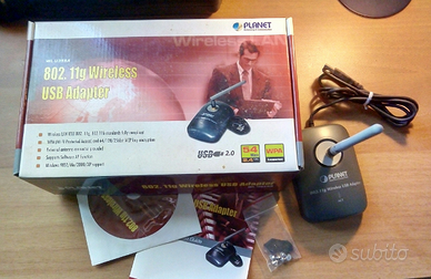 PLANET 802.11b-g WIRELESS USB ADAPTER WI-FI
