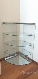 Angoliera design cristallo temperato