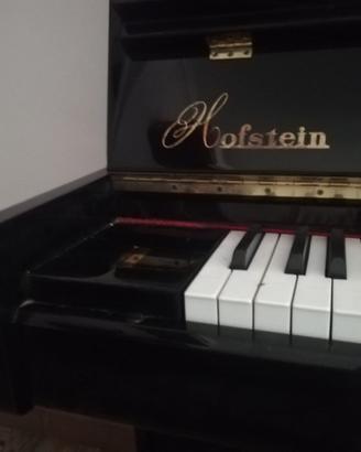 Pianoforte verticale hofstein con sgabello