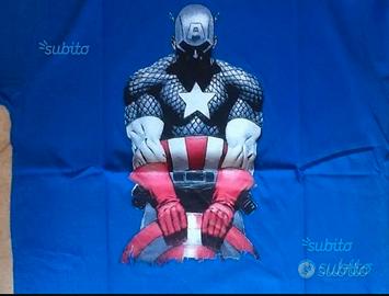 T-shirt originale Marvel di Capitan VAmerica NUOVA