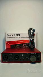 Scheda audio Focusrite Scarlett 2i2 3rd gen