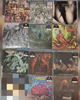 lotto lp death metal black metal e altro