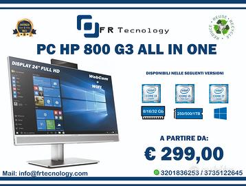 PC ALL IN ONE HP 800 G3 Intel Core i3 - i5 - i7