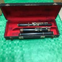 Flauto traverso antico in legno