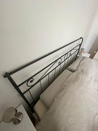 letto matrimoniale in ferro battuto