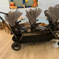 Passeggino trigemellare