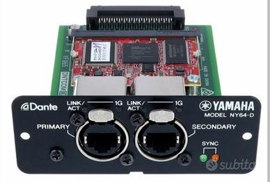 Yamaha NY64-D Dante Network I/O Card
