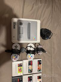Super nintendo con giochi