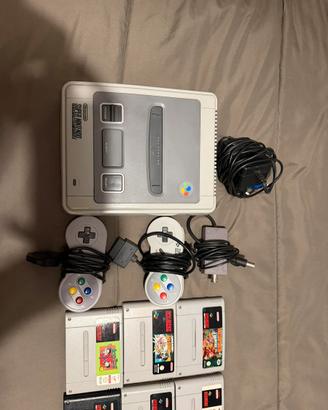 Super nintendo con giochi