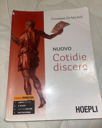 Cotidie discere hoepli Giuseppe De Micheli