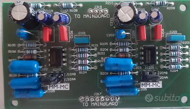 Scheda phono audio analogue