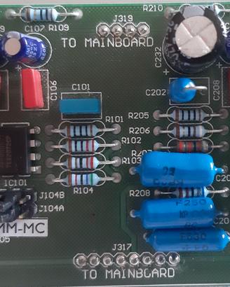 Scheda phono audio analogue