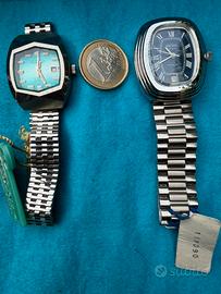 Due orologi anni 70.