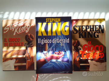 Il gioco di Gerald di S.King tutte prime edizioni