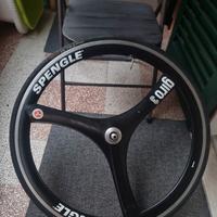 Ruote bici da corsa Spengle tri-spoke 700c