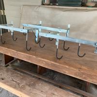 Portabici a parete 4 posti con ganci (lotto 3 pz)