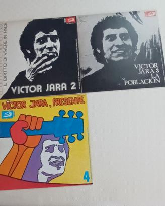 N. 3 VINILI ORIGINALI ANNI ’70 VICTOR JARA