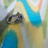 anello con aquila regolabile 