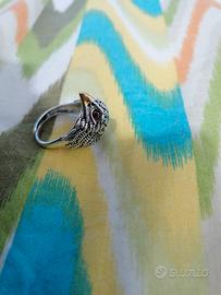 anello con aquila regolabile 