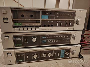 Impianto hi-fi stereo Sanyo