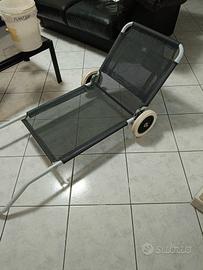 sdraietta carrello per spiaggia 