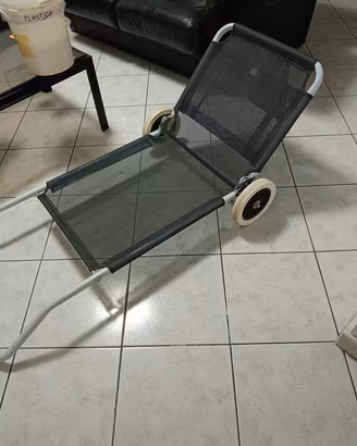 sdraietta carrello per spiaggia 