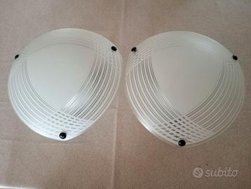 Coppia plafoniere soffitto