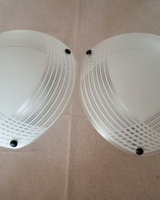 Coppia plafoniere soffitto