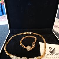 Swarosky collana e braccile