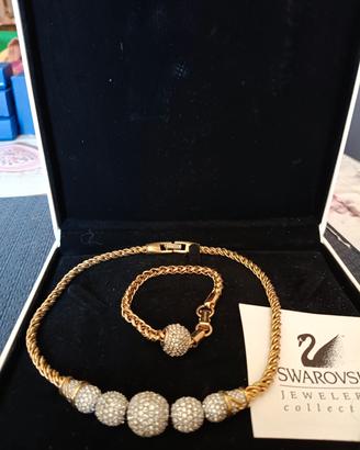 Swarosky collana e braccile