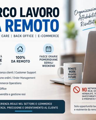 Customer Care / Back Office / E-commerce