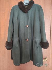 Cappotto Vera pelle e pelliccia tg L