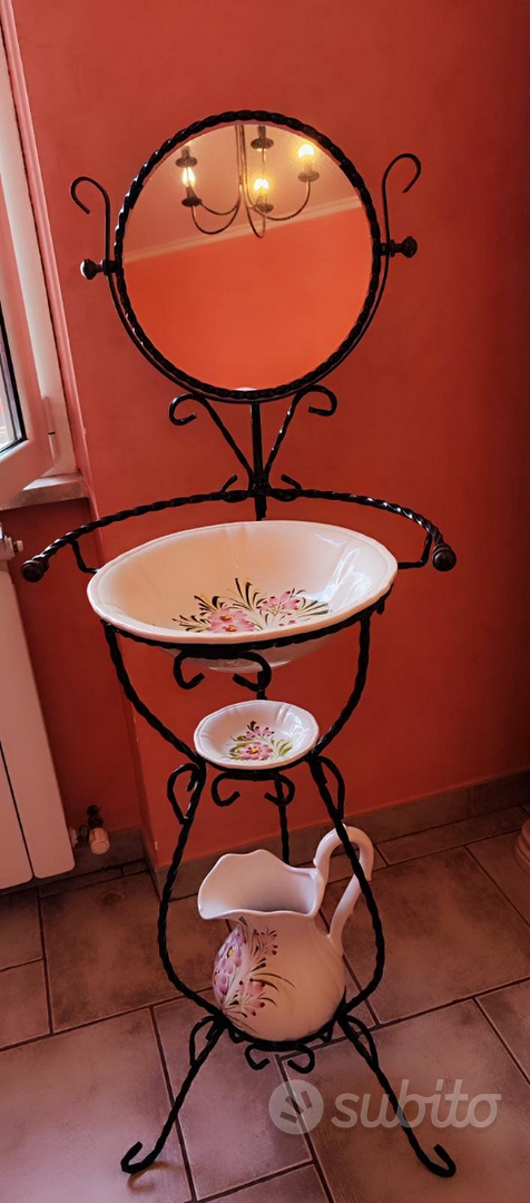 Set TOILETTE catino ceramica Sarda - Arredamento e Casalinghi In vendita a  Roma