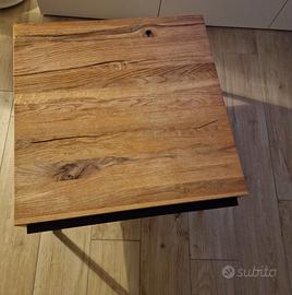 Tavolino soggiorno, stile industriale,legno