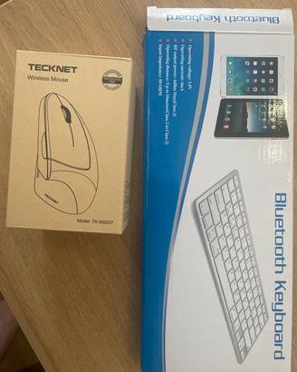 Tastiera Bluetooth e mouse verticale wireless