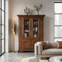 Splendida Credenza Doppio Corpo in Stile Antico