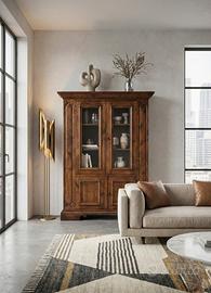 Splendida Credenza Doppio Corpo in Stile Antico