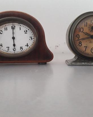 Due sveglie JUNGANS e WESTCLOX anni '30 in blocco