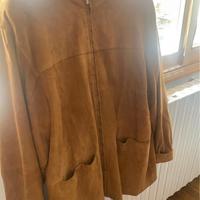giacca vintage in camoscio taglia L