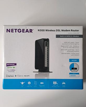 Netgear Router Modem N300 ADSL2+