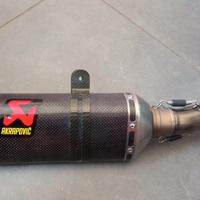 Scarico moto ktm duke 125 duke 390 akrapovic