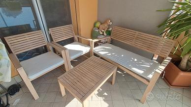 set tavolo e sedie per esterno 