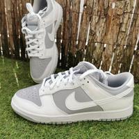 Nike Dunk Low Grigio Bianco 40.5 Nuove