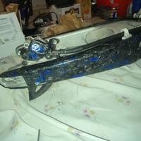 para forcellone carbonio forgiato+blu GP Compositi