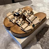 Ciabatte in sughero e paglia n.41 usate poco