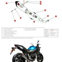 Marmitta Scorpion per Suzuki SV 650