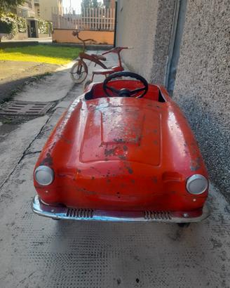 automobilina Giordani d'epoca a pedali